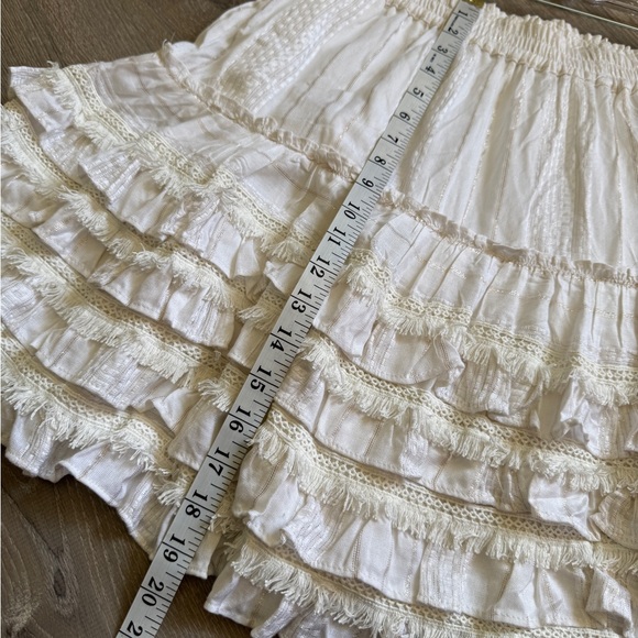 For The Republic Boho Ruffle Mini Skirt – Size L - Picture 7 of 11